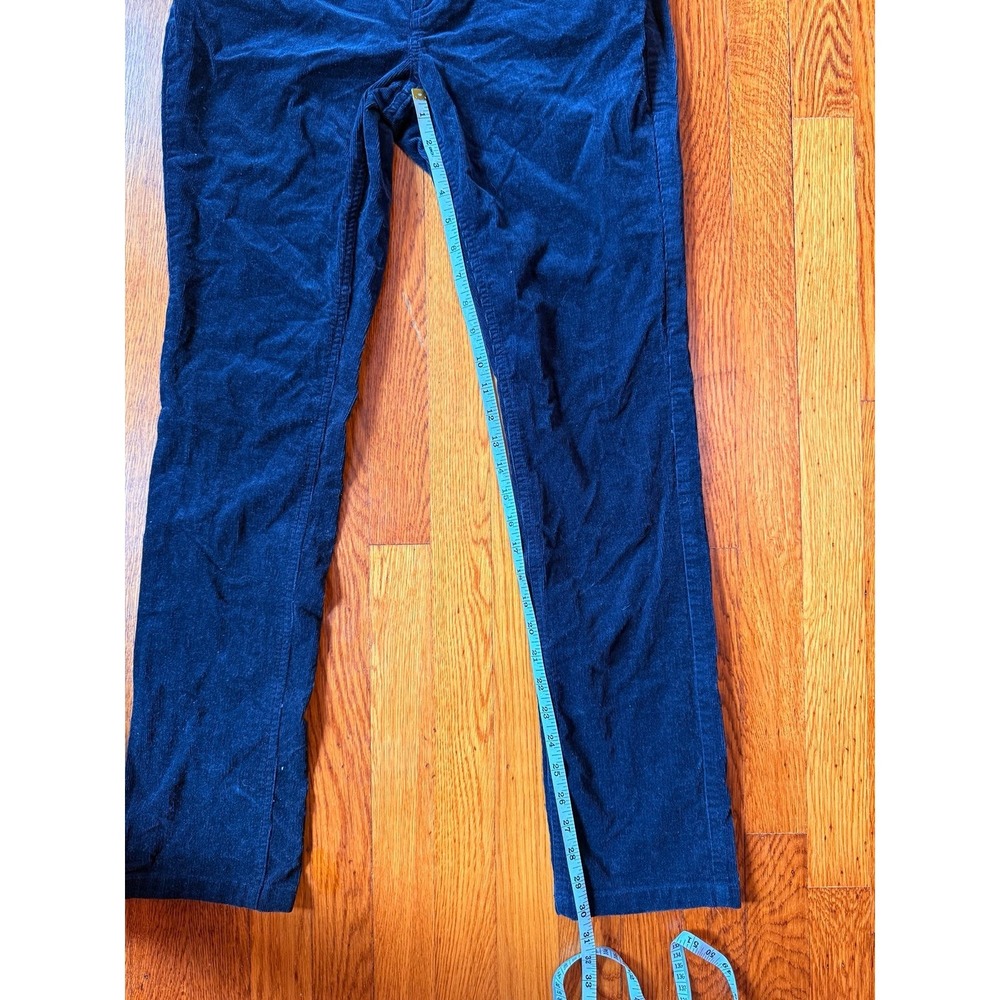 BROOKS BROTHERS NATALIE navy blue corduroy pants women's 8 - Picture 5 of 10